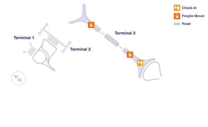 Beijing terminal 1 and 2